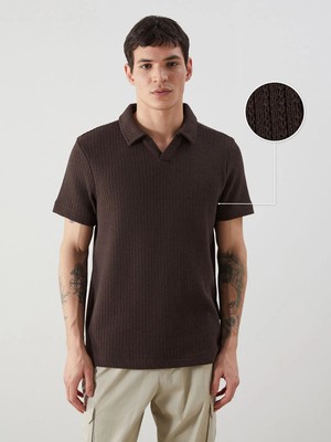 Lc Waikiki Yeni Sezon Polo Yaka Kısa Kollu Erkek Dokulu Tişört