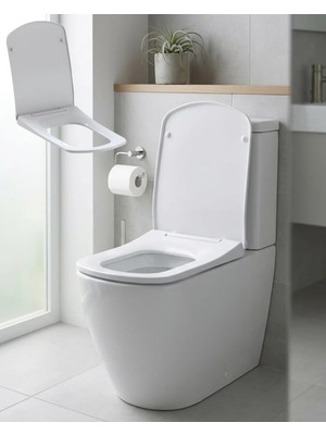 xirshop Slim Yavaş Kapanan Klozet Kapağı Sessiz Kapanma Kolay Montaj