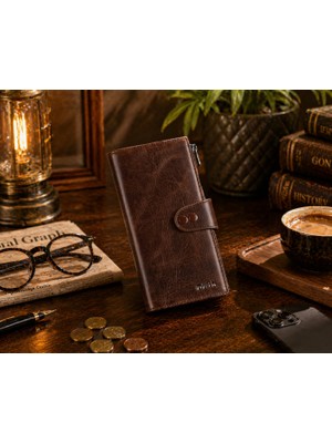 Legend Leather Diga 108 Hakiki Deri Telefon Bölmeli Kartlık Cüzdan Portföy Çanta