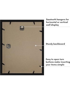 Skygo Americanflat 11X14 Gölge Kutusu Çerçeve Siyah 9X12 Mat ve Yumuşak Arka - Duvar Veya Masa Üstü Ekran Için Tasarlanmış Ahşap ve Kırılmaya Dayanıklı Camlı Büyük Gölge Kutusu Çerçevesi