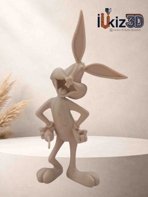 Bugs Bonny Figür (12CM) Ham Renksiz