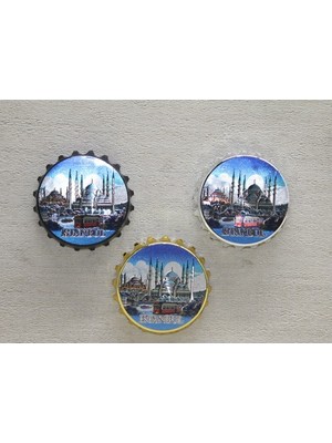 Lowell Home Istanbul Temalı Gazoz Kapağı Magnet - Model 3