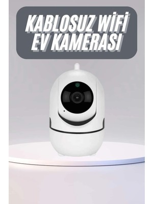 TKÇ 360° Full Hd Akıllı Kamera Hareket Sensörlü Wifi Kamera Çocuk Güvenlik Kamerası