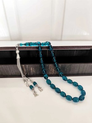 Ateş Kehribar Tesbih, Harfli Kişiye Özel Tesbih, Kehribar Tesbih, Hediye Erkek Tespih, Gümüş Kaplama