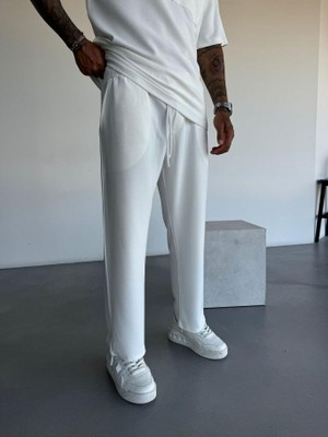 Elku Moda Erkek Likralı Oversize Eşofman Altı Terletmez Esnek ve Rahat Cepli Tasarım