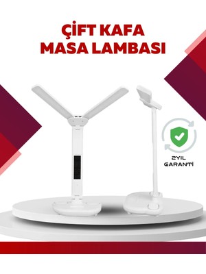 TKÇ Göz Koruyucu LED Okuma Lambası | Titreşimsiz Işık, Kalemlik ve Stand Fonksiyonlu