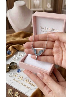 To Be Reborn Çelik Zirkon Taşlı Anka Kuşu Kolye