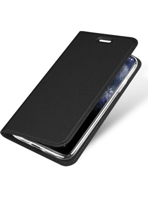 Najmaddin Dux Ducis iPhone 11 Pro 5.8inç Kılıf Kapaklı Flip Cover Kılıf Skinpro SERIES-(5775)