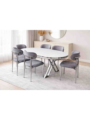 Oslo Yemek Masası Mutfak Masası 90X160 Lüx Masa(Sadece Masa)