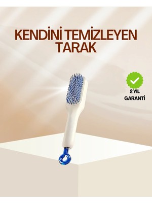TKÇ Pratik Mekanizmalı Saç Tarağı – Kendi Kendini Temizler, Taşınabilir