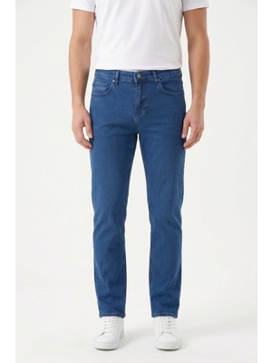 Dynamo Erkek Klasik Kalıp Jeans Pantolon 1701 BGL-ST05355