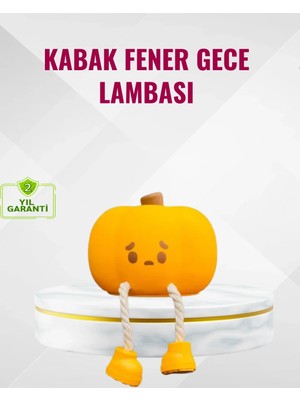 TKÇ Silikon Pumpkin Night Light Telefon Tutuculu LED Lamba