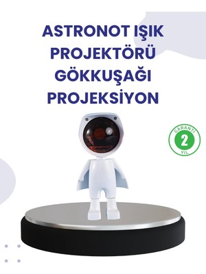 TKÇ Dekoratif Gün Batımı Işığı – Astronot Figürlü