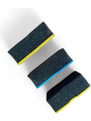 Meerkat 3 Adet Ayakkabı Parlatıcı Sünger Tüm Renkler Için