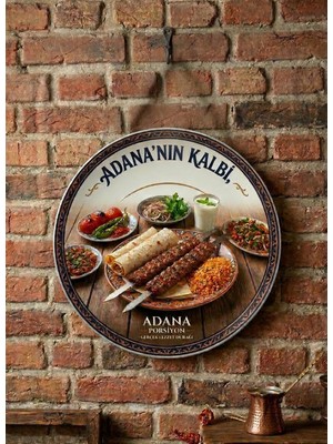 Mayeka Adana Kebabı Porsiyon Temalı Kebapçılar Restoranlar Lokantalar Için Ahşap Duvar Kapı Dekoratif Süs