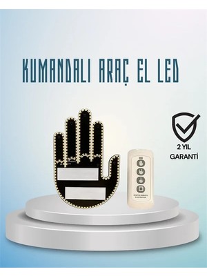 TKÇ Aracınız Için Eğlenceli ve Güvenli Iletişim: LED Jest Lambası, Uzaktan Kumandalı, Kolay Mo