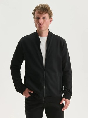 Lc Waikiki Yeni Sezon Kolej Yaka Uzun Kollu Erkek Fermuarlı Sweatshirt