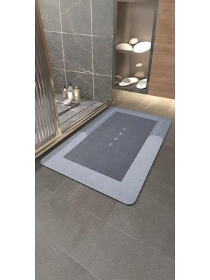 RSC Marketim Su Emici Paspas Şık Tasarım Paspası Kaymaz 50*70 cm Tabanlı Süper Su Emici Özel Yapı