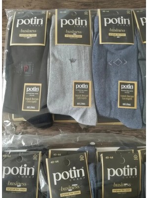 Erkek Mevsimlik Uzun Çorap 12'li Paket (Üzerindeki Ufak Desenler Farklılık Gösterebilir)