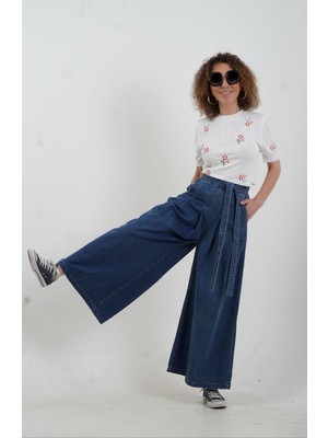 Zelish My Sister Denim Bol Paça Pantolon