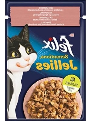 Hakay Somon ve Karidesli Kedi Yaş Mama (26 x 85 Gr)