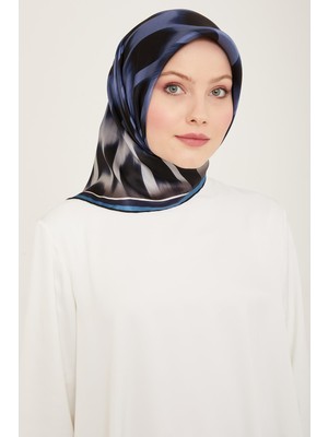 Armine Sura Ipek Eşarp Lacivert, Indigo