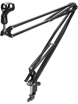 Hakay Büyük Boy Siyah Stüdyo Masa Mikrofon Standı