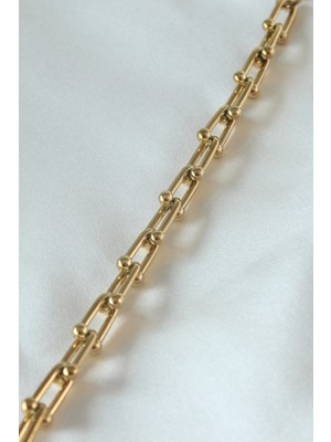 Youday Accessories 316L Çelik Gold Renk Tifany Model Kadın Bileklik