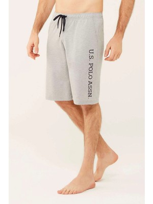 U.S. Polo Assn. Baskılı Ip Bağlamalı, Likralı Cepli Erkek Şort 18474