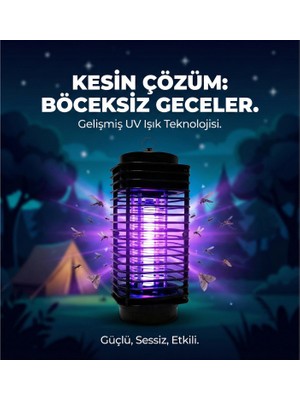 İlk El Grup Ieg™ Elektrikli Sinek Öldürücü Cihaz Cız Lamba Mor Işık