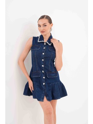 Shinny Sisters Belinda Denim Elbise