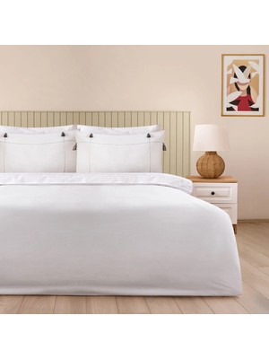 Matmel Soft Ethnic Çift Kişilik Nevresim Takımı - Beyaz