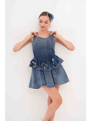 Shinny Sisters Sharon Denim Elbise