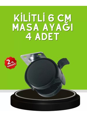 Zenvia Sehpa ve Restoran Arabası Için Kilitli Ayak 4’lü