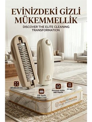 Rivera Tech Rvrhb Pratik El Gırgırı Seti | 2'li Kırıntı & Tüy Toplayıcı Mini Koltuk Süpürgesi 723091