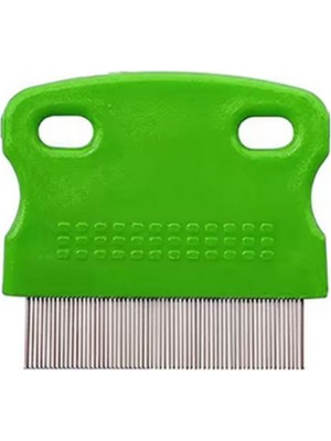 Nova Epoxy Art Profesyonel Metal Dişli Bit ve Pire Temizleme Tarağı - Yeşil