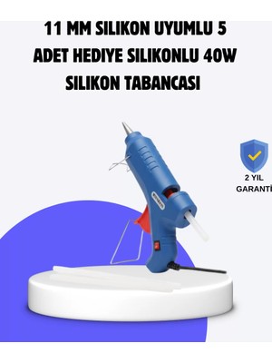 Zenvia Sıcak Mum Tabancası 40W 5 Silikon Hediyeli Kolay ve Hızlı Yapıştırma