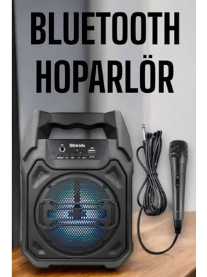 Getittir Güçlü ve Şarj Edilebilir Bluetooth Hoparlör 6.5 Inç - Lisinya