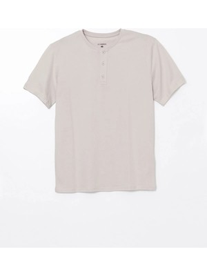 Lc Waikiki Yeni Sezon Bisiklet Yaka Kısa Kollu Erkek Pijama Üst