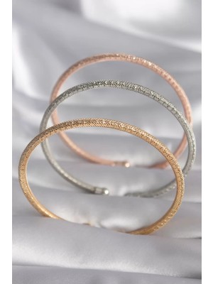 LTG Nova Pirinç Mix Renk Hasır Model Zirkon Taş Detay Kadın Bileklik Seti - TJ-BB5916