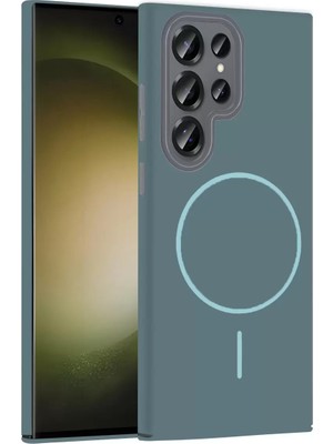 LTG Nova Galaxy S23 Broş Magsafe Kapak - Turkuaz