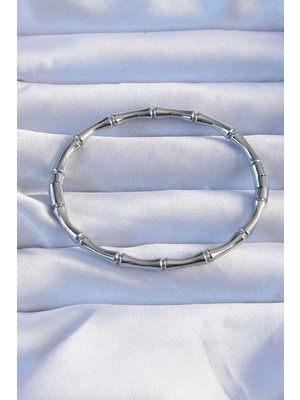 LTG Nova Çelik Gümüş Renk Kemik Model Bileklik - TJ-BB6391