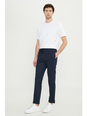 Altınyıldız Classics Slim Fit Beli Bağlamalı Yan Cep Esnek Casual Pantolon