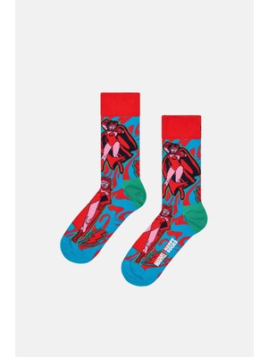 Happy Socks - Kırmızı Marvel Avengers Scarlet Witch Çorap