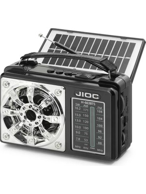 LTG Nova Nostaljik Kamp Solar Şarjli Tws Taşinabi̇li̇r Hoparlör H663BTS