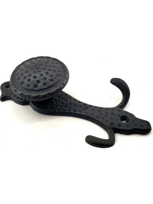 Senka Antika Tarz Dekoratif Pirinç Portmanto Askı - 150X72 Mm, Oksit