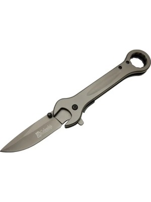 SHC4200 8000B Anahtar Görünümlü Siyah Kamp Çakı 19 cm - Otomatik, Metal Sap
