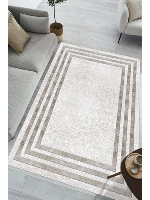 Pelura Halı Modern Dijital Baskılı Halı Makinede Yıkanabilir Kaymaz Taban Oturma Odası Salon ve Yolluk Halı