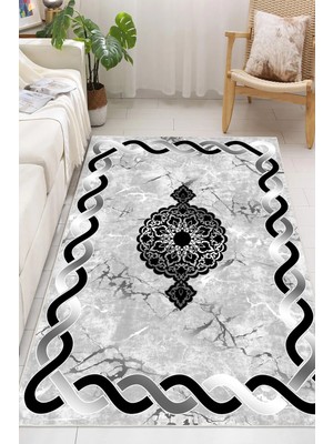 Pelura Halı Modern Makinede Yıkanabilir Kaydırmaz Leke Tutmaz Salon Halı Oturma Odası Halı Mutfak Halı ve Yolluk