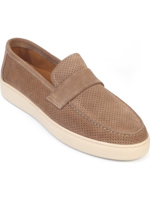 Capone Outfitters Dillon Hakiki Deri Süet Içi Hakiki Deri Astarlı Erkek Loafer Ayakkabı